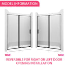 Semi-Frameless Sliding Shower Door