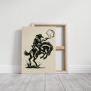 Cowboy Gunfire in the Dust