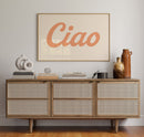 Ciao Retro Wall Art Print
