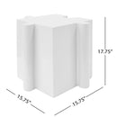3-Piece Artistic Puzzle Table Set, Modular MGO Side Tables by HouseOfZazla