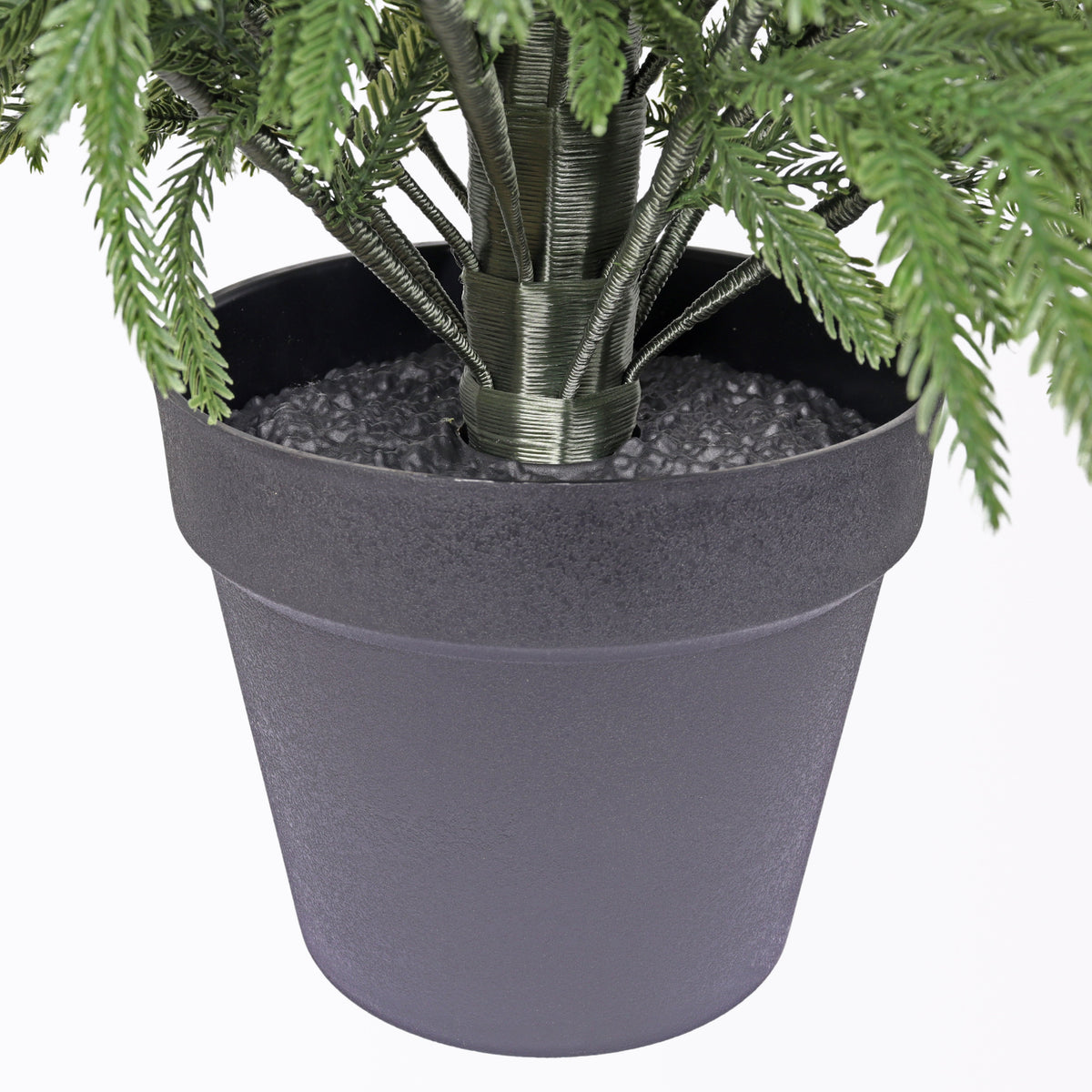 5FT Artificial Real Touch Norfolk Pine Tree - Potted Plants, photo 6 of 6