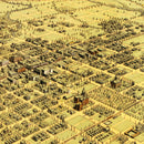 Vintage Map of Bakersfield, California 1901