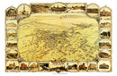 Vintage Map of Bakersfield, California 1901