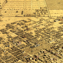 Vintage Map of Fresno, California 1901