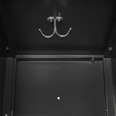 9 Door Lockers With Lock For Secure Storage And - Black by HouseOfZazla
