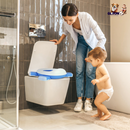 Portable Toddler Potty Toilet Foldable Potty Training Seat Cover with Splash Guard Include Storage Bag 20Psc Potty Bags Baby Toilet Trainer for Indoor