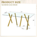 Dining Table With Transparent Surface by Unique Piece Furniture