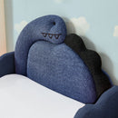 Cute Dinosaur Shaped Bed With Safety Guardrail, Toddler Frame by HouseOfZazla
