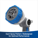 Orbit Elevated 7-Pattern Metal Thumb Control Nozzle 28272