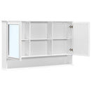 Wall Mounted Bathroom Medicine Cabinet With Double Mirrored Doors by HouseOfZazla