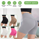 High-Waist Biker Shorts with Tummy Control for Workouts by LJGDeals