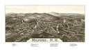 Vintage Map of Milford, New Hampshire 1886
