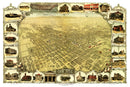 Vintage Map of San Jose, California 1901