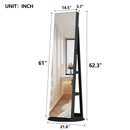 Swivel Jewelry Cabinet With Full Length Mirror by Unique Piece Furniture