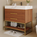 29.9" Modern Free-standing Bathroom Vanity with Sintered Stone Top