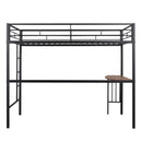Bunk Bed With Desk, Ladder And Quality Slats For Bedroom by HouseOfZazla
