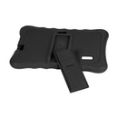 Shock-resistant Silicone Snap-on Case with Stand for 7Ó Tablets