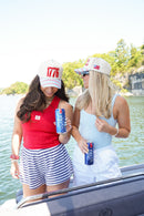 1776 Blue and Red Stripe Hat