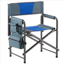 Padded Folding Outdoor Chair With Storage Pockets, Lightweight Oversized Directors Chair For Indoor, Outdoor Camping, Picnics And Fishing by HouseOfZazla