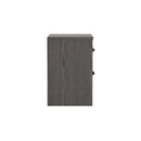 Modern 2 Drawer Nightstand - Brown - Wood by HouseOfZazla