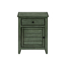 Accent Nightstand, Storage Drawer, Transitional