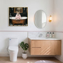 Tiger in Bathtub Wall Art Print Poster by HouseOfZazla