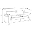 Hawthorne - Sofa With Top Arms Lounge Furniture - Gray by HouseOfZazla