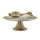 Calla Lily Decorative Pedestal Tray