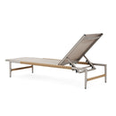 Hargrove Outdoor Aluminum Chaise Lounge with Mesh Seat by HouseOfZazla