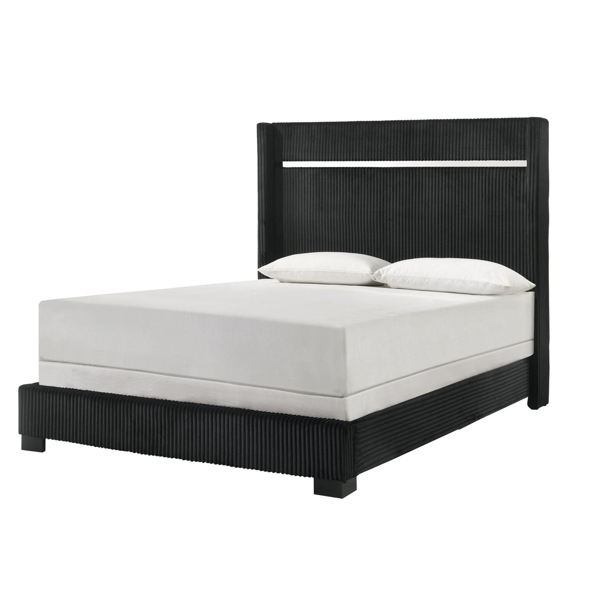 Contemporary Upholstered Bed, photo 3 of 6