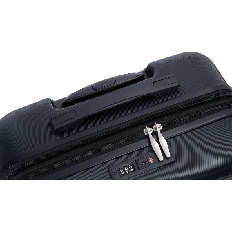 3 Piece Luggage Sets PC Lightweight & Durable Expandable Suitcase with Two Hooks, Double Spinner Wheels, TSA Lock, (21/25/29) Black