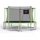 14FT Sports Fitness Trampoline with Enclosure Net by HouseOfZazla