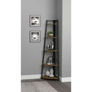 5 Tier Corner Bookcase - Brown by HouseOfZazla
