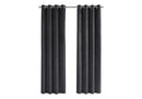 2 Pieces Set Room Darkening Curtain Panels with Grommet - Contemporary Style