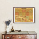 Vintage Map of Douglas County, South Dakota 1900