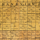 Vintage Map of Douglas County, South Dakota 1900