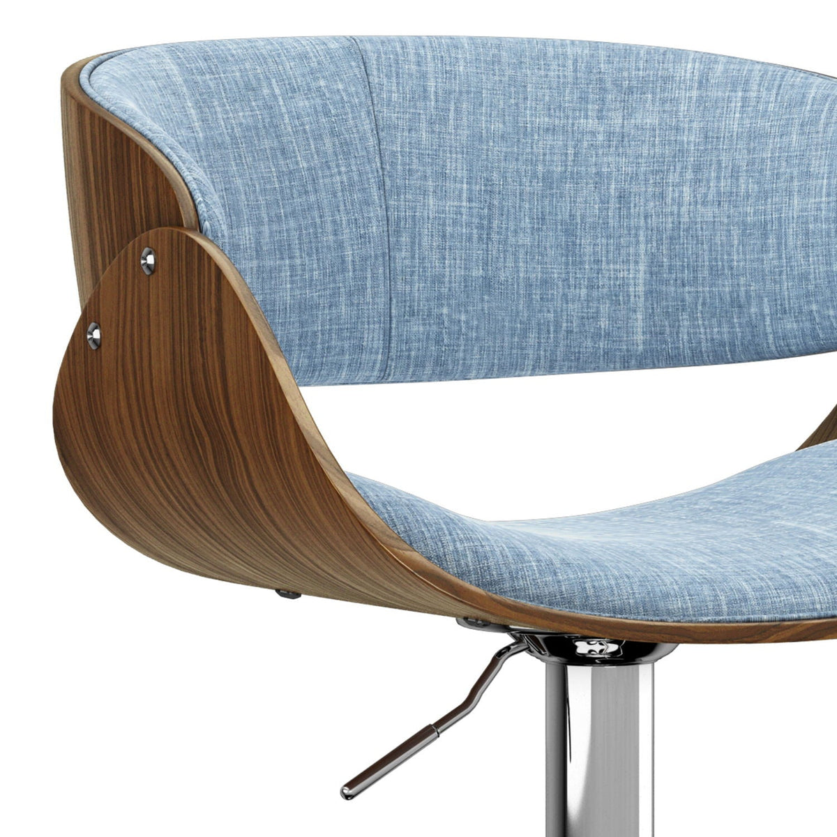 Amery - Mid Century Modern Adjustable Swivel Bar Stool, photo 10 of 36