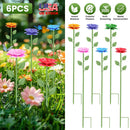 Metal Bee Watering Stations 6-Pack with Anti-Drowning Design
