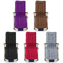 66.92x22.04in Thickened Chaise Lounger Cushion Recliner Rocking Chair Sofa Mat Deck Chair Cushion