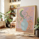 Twilight Leaves in a Pale Blue Vase by Kooly