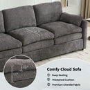 Cozy Upholstered 3 Seater Sofa Cushion For Living Room
