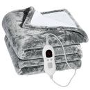 Electric Heated Flannel Throw Blanket 59x50in with 6 Heat Settings
