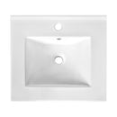 Elegant Bathroom Vanity With Ceramic Sink, Soft Close Door, Adjustable Shelf by HouseOfZazla