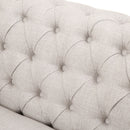 Nexuson Upholstered Chesterfield Chair With Deep Tufted And Nailhead Trim by HouseOfZazla
