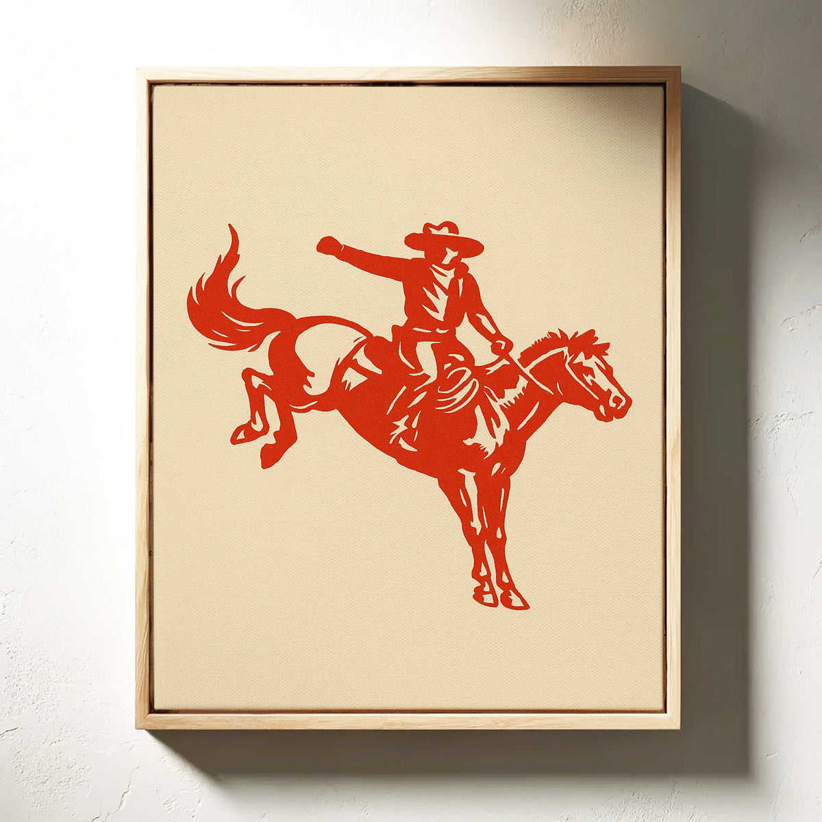 Retro Rodeo Cowboy Print, photo 4 of 19