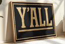 Y’ALL Western Beaded Sign