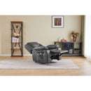 Recliner Chair With Vibration And Heating - Gray by HouseOfZazla