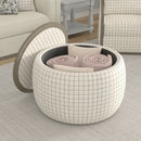 Storage Ottoman - White by HouseOfZazla
