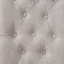 Yabeina - Side Chair (Set of 2) - Beige Linen & Gray