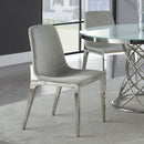 Upholstered Dining Side Chairs (Set of 4) - Gray by HouseOfZazla